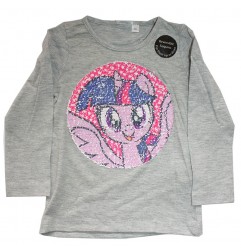 My Little Pony Μακρυμάνικο Μπλουζάκι Για Κορίτσια με ματ παγιέτα που αλλάζει σχέδιο(RH1356A) - Μπλουζάκια Μακρυμάνικα (μακό)