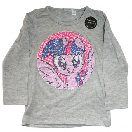 My Little Pony Μακρυμάνικο Μπλουζάκι Για Κορίτσια με ματ παγιέτα που αλλάζει σχέδιο(RH1356A) - Μπλουζάκια Μακρυμάνικα (μακό)