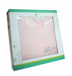 Disney Baby Minnie Mouse Βρεφικό Σετ 2 τμχ. για Κορίτσια – Μπλούζα & Παντελόνι (Ροζ) (HQ0006) - Χειμωνιάτικα / εποχιακά σετ