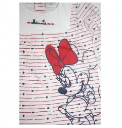 Disney Baby Minnie Mouse βρεφικό βαμβακερό φορμάκι για κορίτσια (ER0173A)