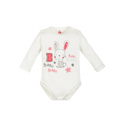 Makoma Βρεφικό Μακρυμάνικο Ζιπουνάκι "Bunny B" – 100% Βαμβακερό (03180DR) - Μακρυμάνικα ζιπουνάκια απλά