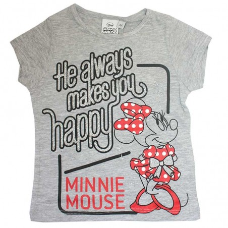 Disney Minnie Mouse Κοντομάνικο Μπλουζάκι για κορίτσια (SE1147B)