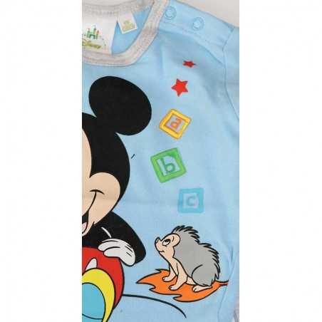 Disney Baby Mickey Mouse Βρεφικό Βαμβακερό Μπλουζάκι με Διπλά Μανίκια - Γαλάζιο (71501A) Disney Baby Mickey Mouse Βρεφικό Βαμβακερό Μπλουζάκι με Διπλά Μανίκια - Γαλάζιο (71501A)