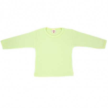 Βαμβακερό μακρυμάνικο φανελάκι "Basic color" (5012Kgreen) - Εσώρουχα