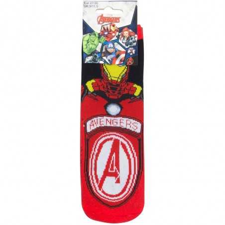 Marvel Avengers Iron Man Παιδικές Αντιολισθητικές Κάλτσες πετσετέ (HS0662A)
