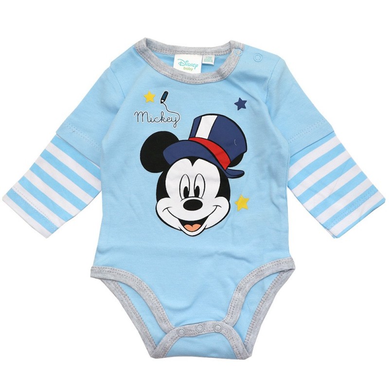 Disney Baby Mickey Mouse Βρεφικό βαμβακερό Ζιπουνάκι (91524A)