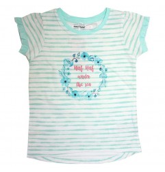 NAF NAF κοντομάνικο μπλουζάκι για κορίτσια (NNSE1018LBLUE) - Κοντομάνικα μπλουζάκια