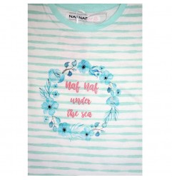 NAF NAF κοντομάνικο μπλουζάκι για κορίτσια (NNSE1018LBLUE)