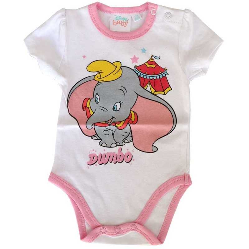 Βρεφικό Βαμβακερό Κοντομάνικο Ζιπουνάκι Disney Baby Dumbo "Circus Stars" – Λευκό/Ροζ (DISD 01020B) Βρεφικό Βαμβακερό Κοντομάνικο Ζιπουνάκι Disney Baby Dumbo "Circus Stars" – Λευκό/Ροζ (DISD 01020B)