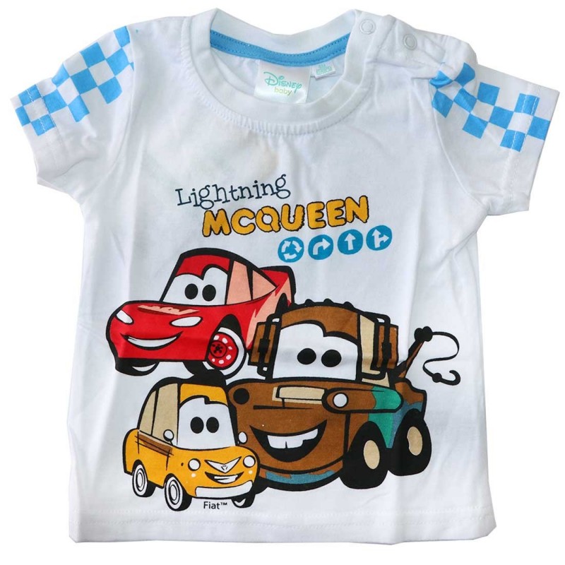 Disney Baby Cars βρεφικό Κοντομάνικο μπλουζάκι για αγόρια (DISK 91000A)