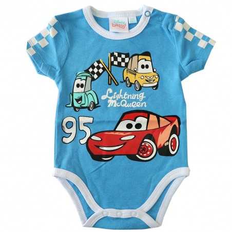 Disney Baby Cars Βρεφικό Κοντομάνικο Ζιπουνάκι - Lightning McQueen "95" (Γαλάζιο) (DISK 01011B) - Κατηγορίες