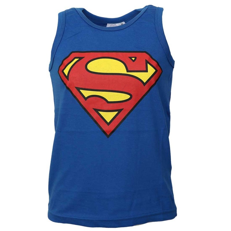 DC Comics Superman αμάνικο Μπλουζάκι Για Αγόρια (980-297blue)