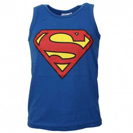 DC Comics Superman αμάνικο Μπλουζάκι Για Αγόρια (980-297blue) - Αμάνικα μπλουζάκια