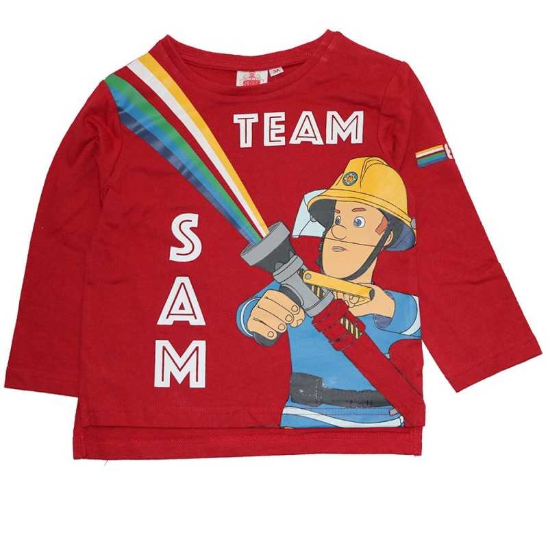 Fireman Sam Μακρυμάνικο μπλουζάκι για αγόρια (HS1151)