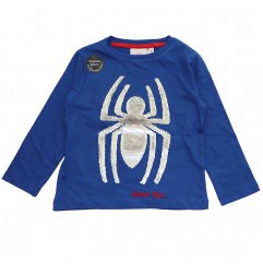 Marvel Spiderman Μακρυμάνικο μπλουζάκι με παγιέτα που αλλάζει σχέδιο (HS1113) - Μπλουζάκια Μακρυμάνικα (μακό)