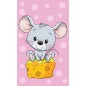 Παιδική Πετσέτα προσώπου Mouse (30x50εκ.) (TNL202022-R)
