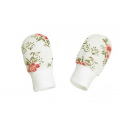Makoma βρεφικά γάντια Νεογέννητου Roses (4218N) - Σκούφοι/ Καπέλα