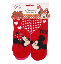 Disney Minnie Mouse Παιδικές Κάλτσες σετ 2 ζευγάρια (RH0727PACK21) - Κάλτσες κανονικές κορίτσι