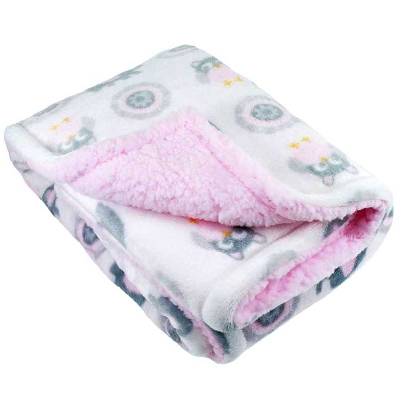 Soft Touch Βρεφική κουβέρτα Owl 70x100εκ (FBP199-P) Soft Touch Βρεφική κουβέρτα Owl 70x100εκ (FBP199-P)