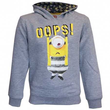 Minions Παιδική μπλούζα Φούτερ με κουκούλα (HQ1502) Minions Παιδική μπλούζα Φούτερ με κουκούλα (HQ1502)