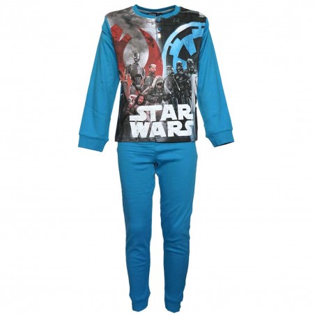 Star Wars Παιδική Βαμβακερή πιτζάμα για αγόρια (HQ7301A) - Χειμωνιάτικες / εποχιακές πιτζάμες