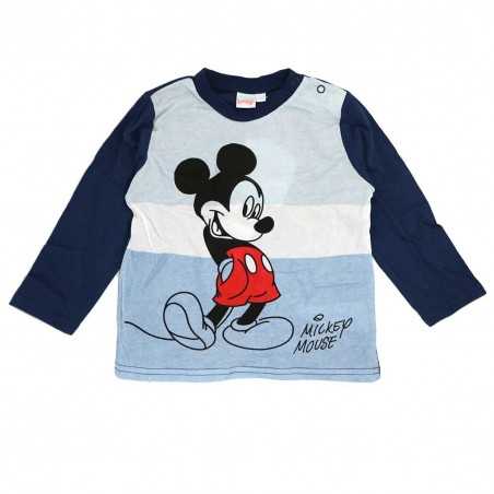 Disney Baby Mickey Mouse Βρεφικό Βαμβακερό Μπλουζάκι – "Classic Mickey" (TH0014A) - Μπλουζάκια Μακρυμάνικα (μακό)