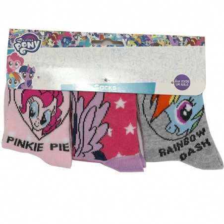 My Little Pony Παιδικές Κάλτσες Για Κορίτσια σετ 3 ζευγάρια (HS0681A)