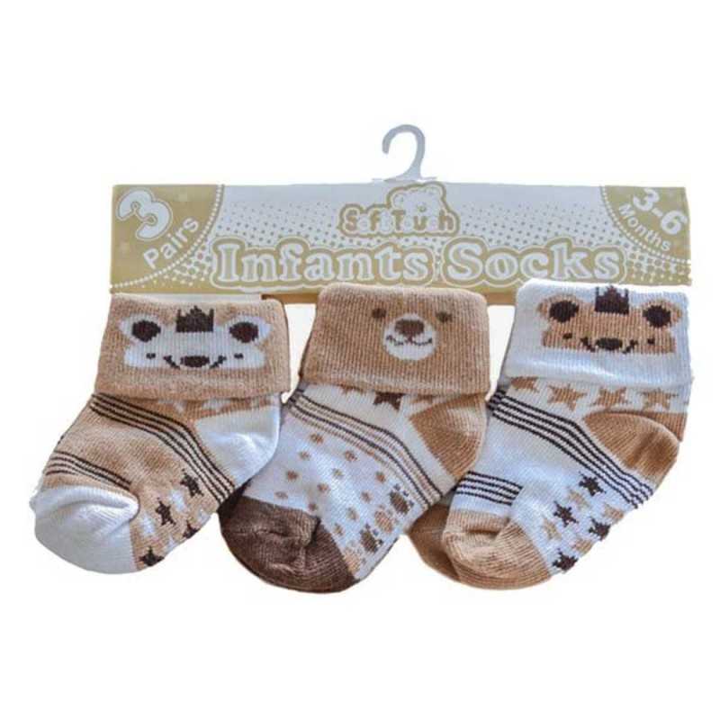 Βρεφικές Κάλτσες Soft Touch "Little Bear" – Σετ 3 Ζευγάρια (S65A) Βρεφικές Κάλτσες Soft Touch "Little Bear" – Σετ 3 Ζευγάρια (S65A)