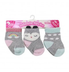 Βρεφικές Κάλτσες Soft Touch "Rainbow & Friends" – Σετ 3 Ζευγάρια (s166) - Βρεφικές Κάλτσες κορίτσι