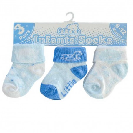Soft Touch Βρεφικές Κάλτσες σετ 3 ζευγάρια (s69) - Βρεφικές Κάλτσες αγόρι