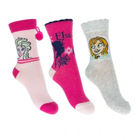Disney Frozen Παιδικές Κάλτσες Για κορίτσια σετ 3 ζευγάρια (RH0736A) - Κάλτσες κανονικές κορίτσι