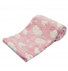 Soft Touch Βρεφική κουβέρτα Cloud Fleece Coral 70x100εκ. (FBP216-P)