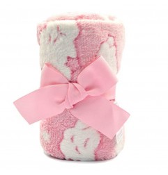 Soft Touch Βρεφική κουβέρτα Cloud Fleece Coral 70x100εκ. (FBP216-P) - Βρεφικές Κουβέρτες
