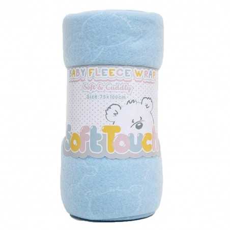 Soft Touch Βρεφική κουβέρτα Bears Fleece 75x100εκ. (FBP05-BP-B) - Βρεφικές Κουβέρτες