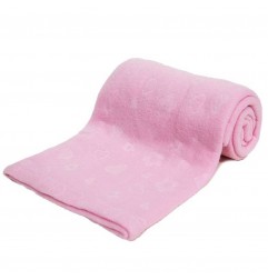 Soft Touch Βρεφική κουβέρτα Flowers Fleece 75x100εκ. (FBP05-BP-P)
