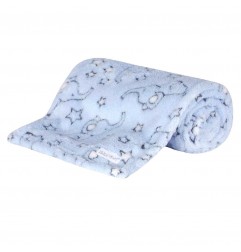 Baby Town Βρεφική κουβέρτα Elephant Jacquard Plush 75x90εκ. (19C217)