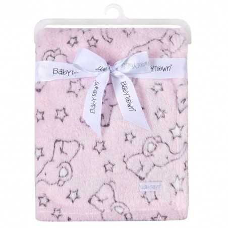 Baby Town Βρεφική κουβέρτα Elephant Jacquard Plush 75x90εκ. (19C216) - Βρεφικές Κουβέρτες