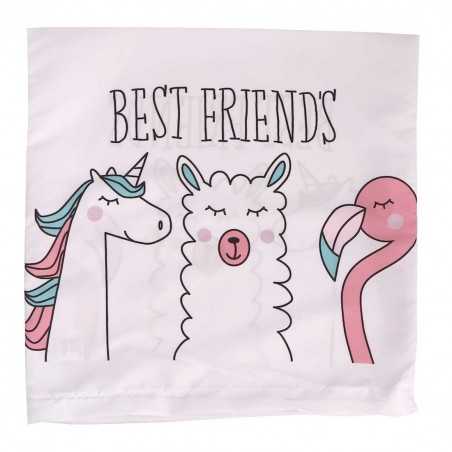 Διακοσμητική Μαξιλαροθήκη "Best Frinds" 40x40εκ. (pd181008) Διακοσμητική Μαξιλαροθήκη "Best Frinds" 40x40εκ. (pd181008)