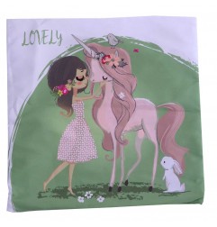 Διακοσμητική Μαξιλαροθήκη "Lovely" 40x40εκ. (PD181014) - Διακοσμητικές Μαξιλαροθήκες