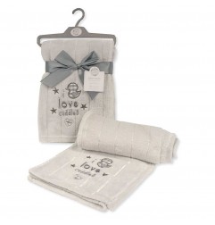 Snuggle Baby Βρεφική κουβέρτα Fleece Coral I Love Cuddles 75x100εκ (BW-112-1015G) - Βρεφικές Κουβέρτες
