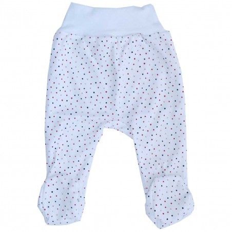 Makoma Βρεφικό Παντελόνι Με Κλειστό Ποδαράκι Dots (0803) - Παντελόνια με κλειστό πόδι