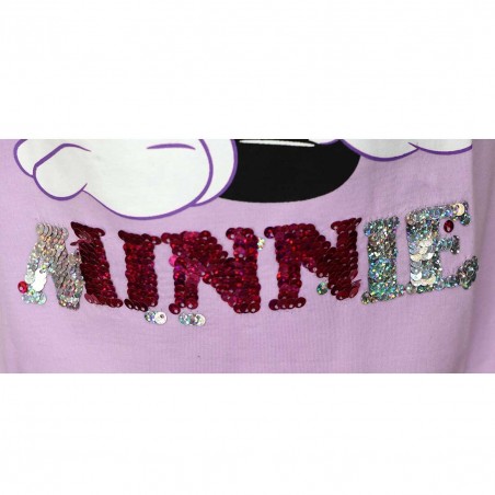 Disney Minnie Mouse Κοντομάνικο Μπλουζάκι για κορίτσια με παγιέτα που αλλάζει σχέδιο (DISM 02031B)