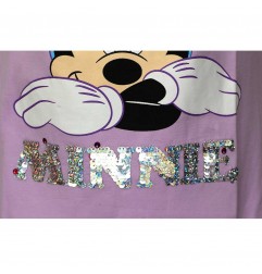 Disney Minnie Mouse Κοντομάνικο Μπλουζάκι για κορίτσια με παγιέτα που αλλάζει σχέδιο (DISM 02031B) - Κοντομάνικα μπλουζάκια