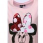 Disney Minnie Mouse Κοντομάνικο Μπλουζάκι για κορίτσια με παγιέτα που αλλάζει σχέδιο (DISM 02026LPINK)