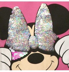Disney Minnie Mouse Κοντομάνικο Μπλουζάκι για κορίτσια με παγιέτα που αλλάζει σχέδιο (DISM 02027FUX)