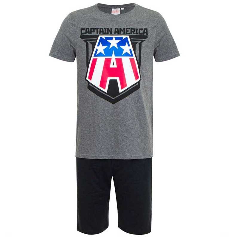 Marvel Avengers Ανδρική Καλοκαιρινή Πιτζάμα (ΡΗ3641-GREY) Marvel Avengers Ανδρική Καλοκαιρινή Πιτζάμα (ΡΗ3641-GREY)