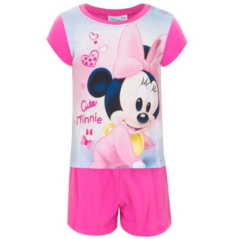 Disney Baby Minnie Mouse "Cute Minnie" Βρεφική Καλοκαιρινή Πιτζάμα – 100% Βαμβακερό Σετ (Φούξια) (ER0328FUX) Disney Baby Minnie Mouse "Cute Minnie" Βρεφική Καλοκαιρινή Πιτζάμα – 100% Βαμβακερό Σετ (Φούξια) (ER0328FUX)