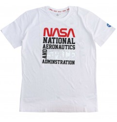NASA ανδρικό Κοντομάνικο Μπλουζάκι (NASA 53 02 121WHITE) - Ανδρικά T-shirts