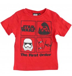 Star Wars Κοντομάνικο Μπλουζάκι Για Αγόρια (ER1404 RED) - Κοντομάνικα μπλουζάκια