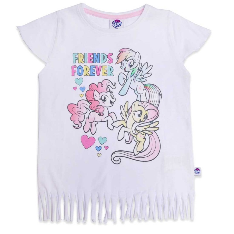 My Little Pony Κοντομάνικο μπλουζάκι με κρόσσια για κορίτσια (PONY 52 02 822)